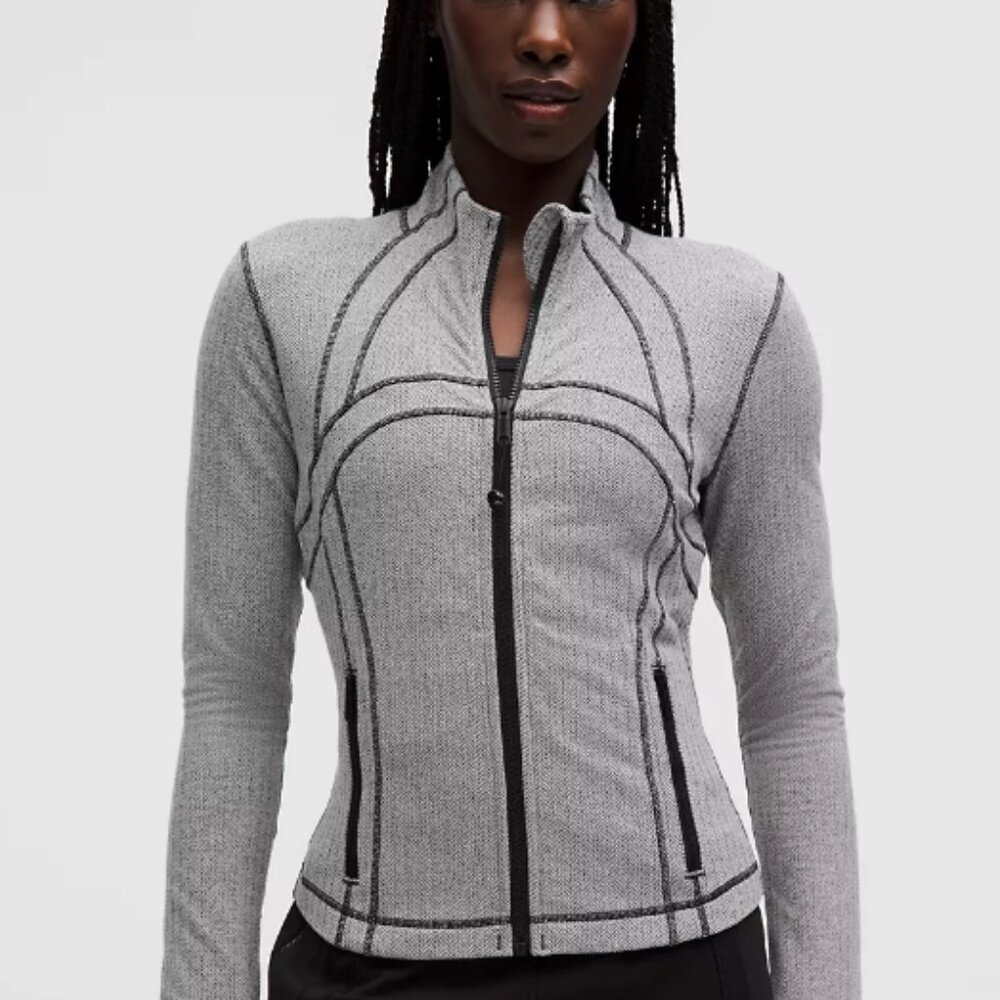 Lululemon Define Cropped Jacket Herringbone Size 4 NWT
